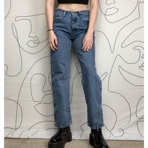 Vintage Rustler High Rise Straight Leg Jeans
